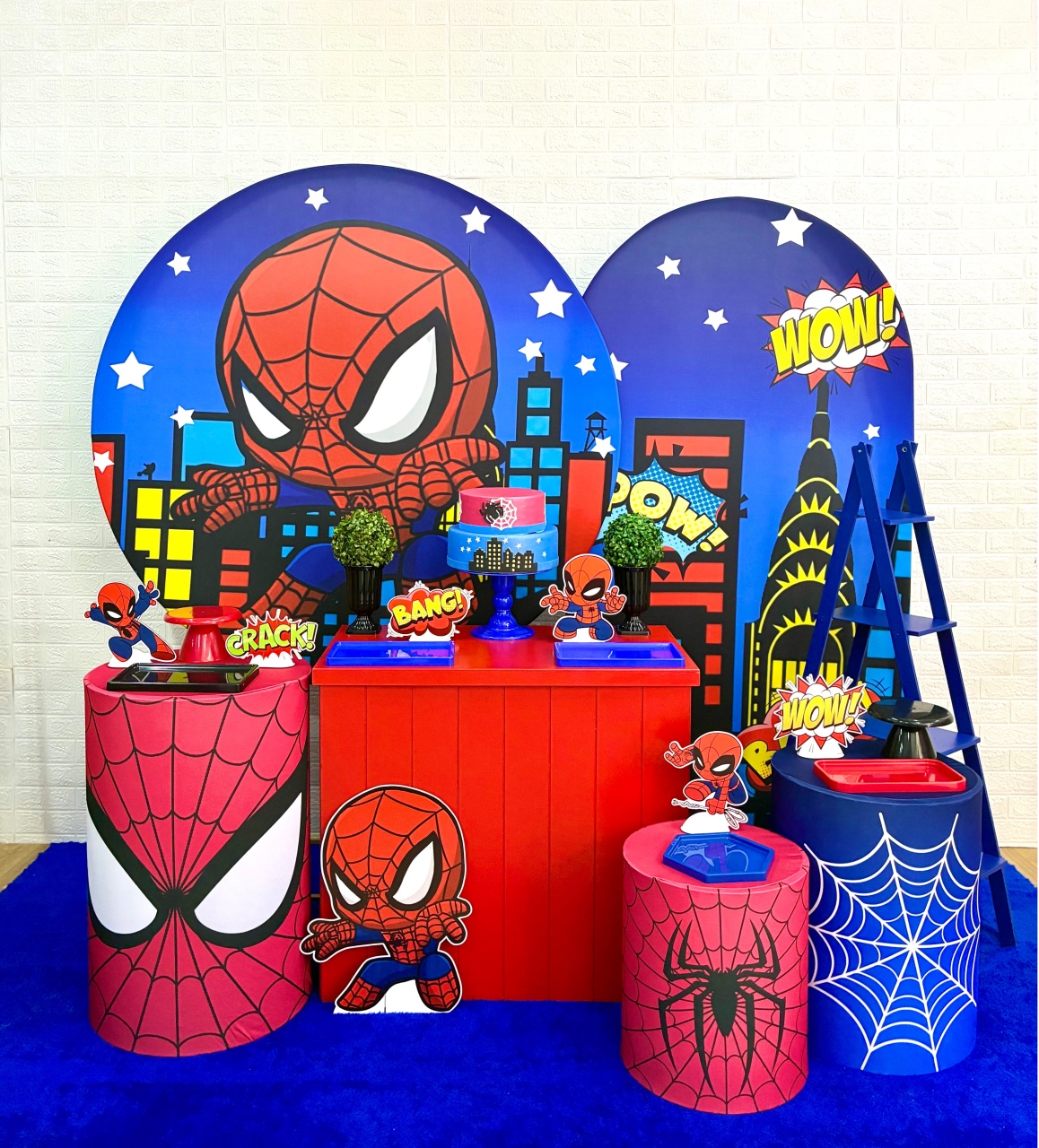 Homem Aranha Baby - Kit 3 - Creare Decorações 