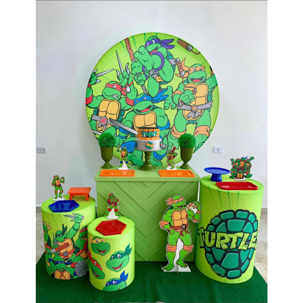 Tartarugas Ninjas - Kit 2 - Creare Decorações 