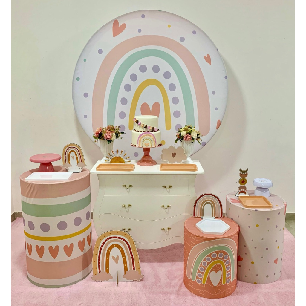 Arco Iris Boho - Kit 2 - Creare Decorações 