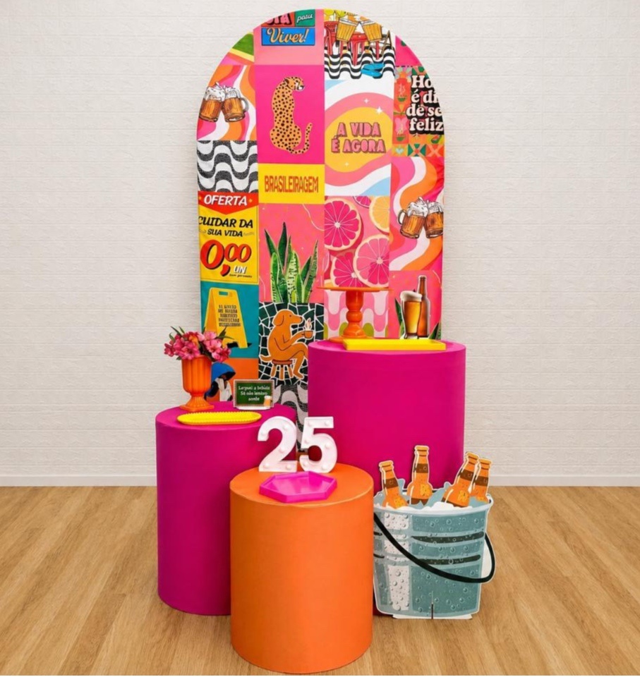 Brasilidade Pink - Kit 1 - Creare Decorações 