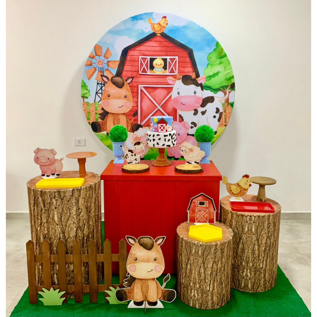 Fazendinha Menino - Kit 2 - Creare Decorações 