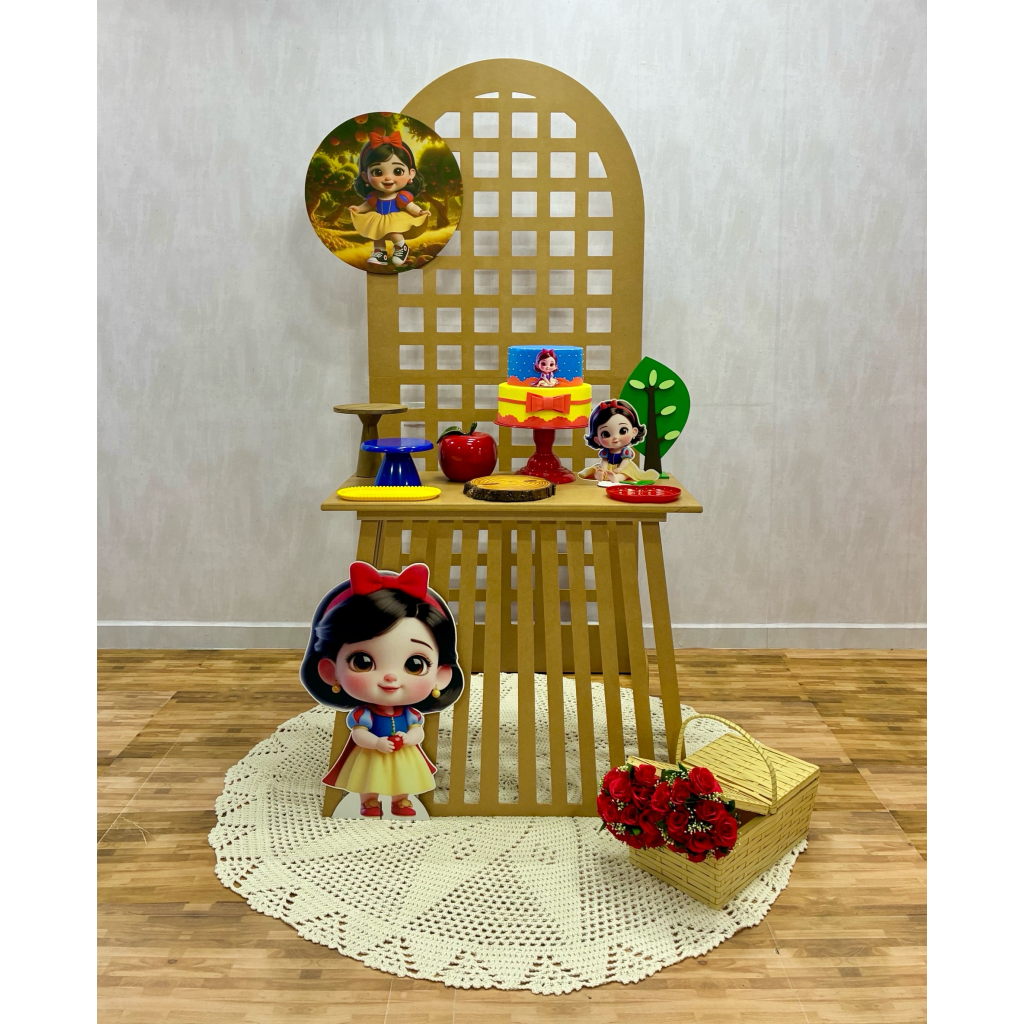 Branca de Neve Baby - Composição Minimalista - Creare Decorações 