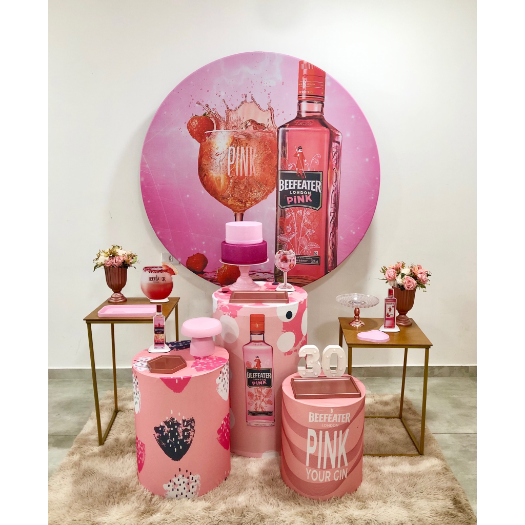 Beefeater Pink - Kit 2 - Creare Decorações 