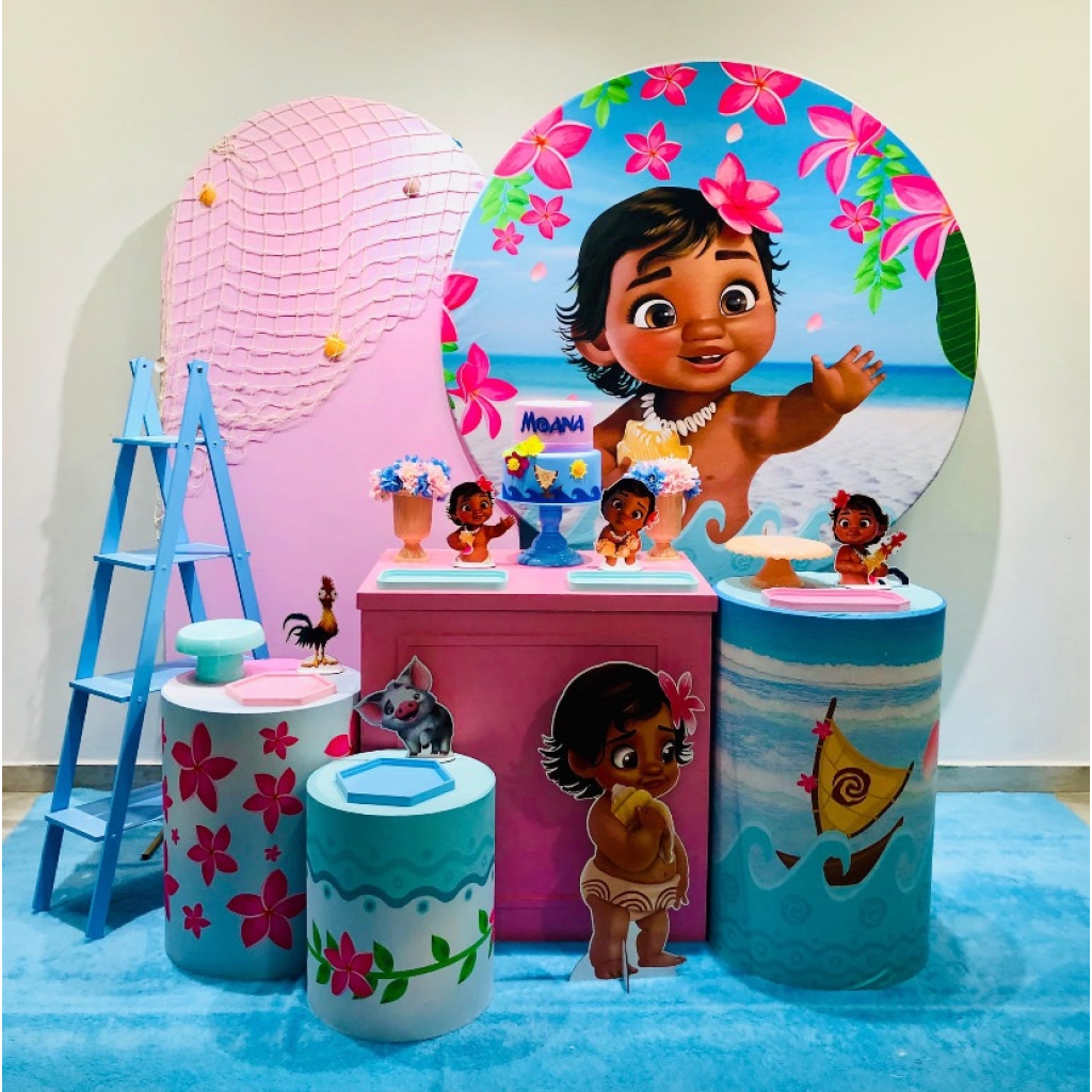 Moana Baby Kit 3 - Creare Decorações 