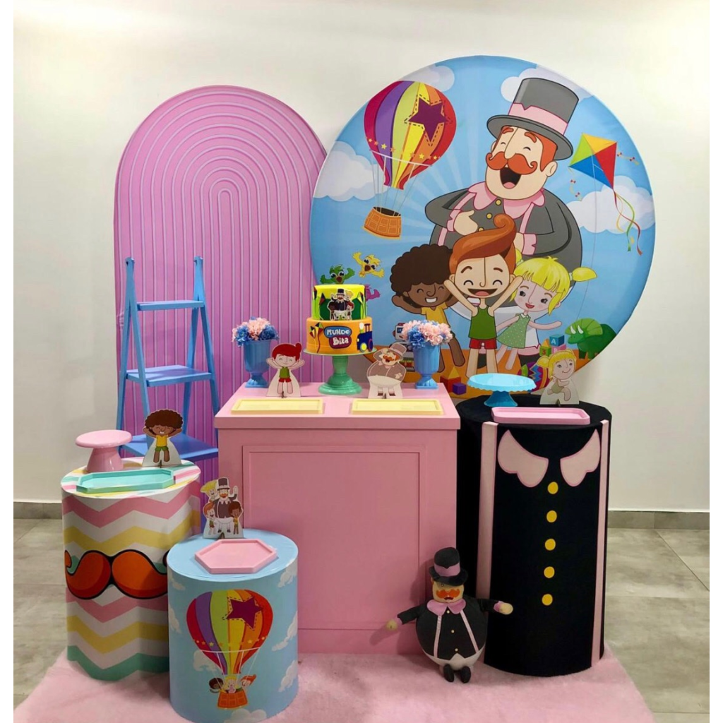 Mundo Bita Menina - Kit 3 - Creare Decorações 