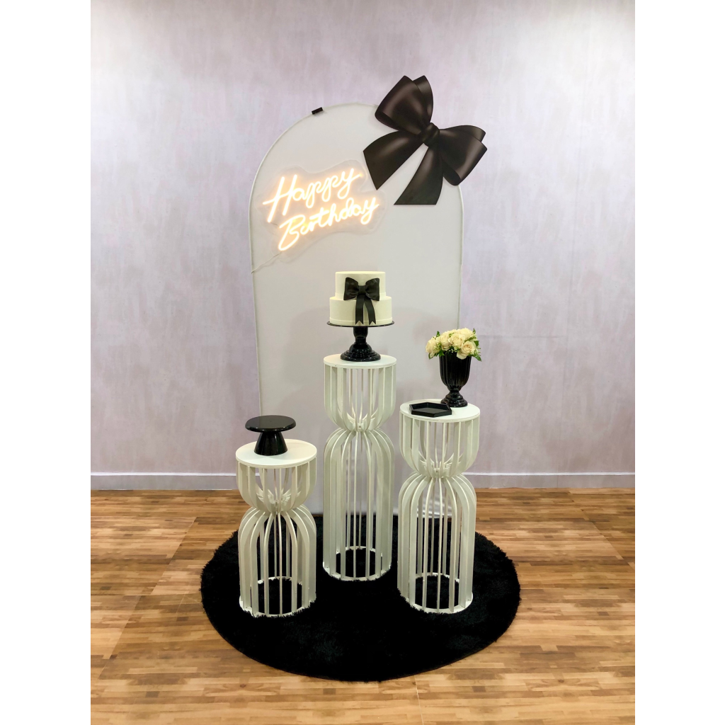 Laços Preto 2 - Composição  - Creare Decorações 