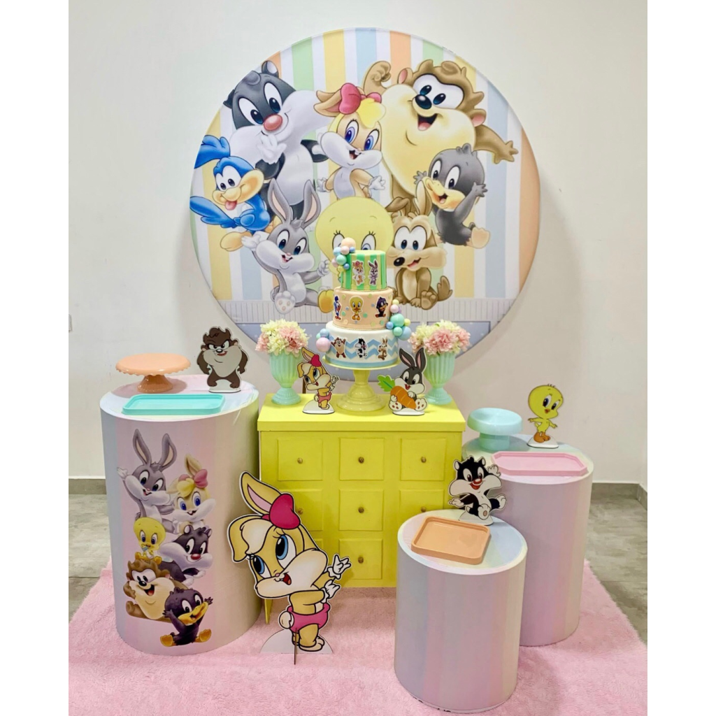 Baby Looney Tunes Menina - Kit 2 - Creare Decorações 