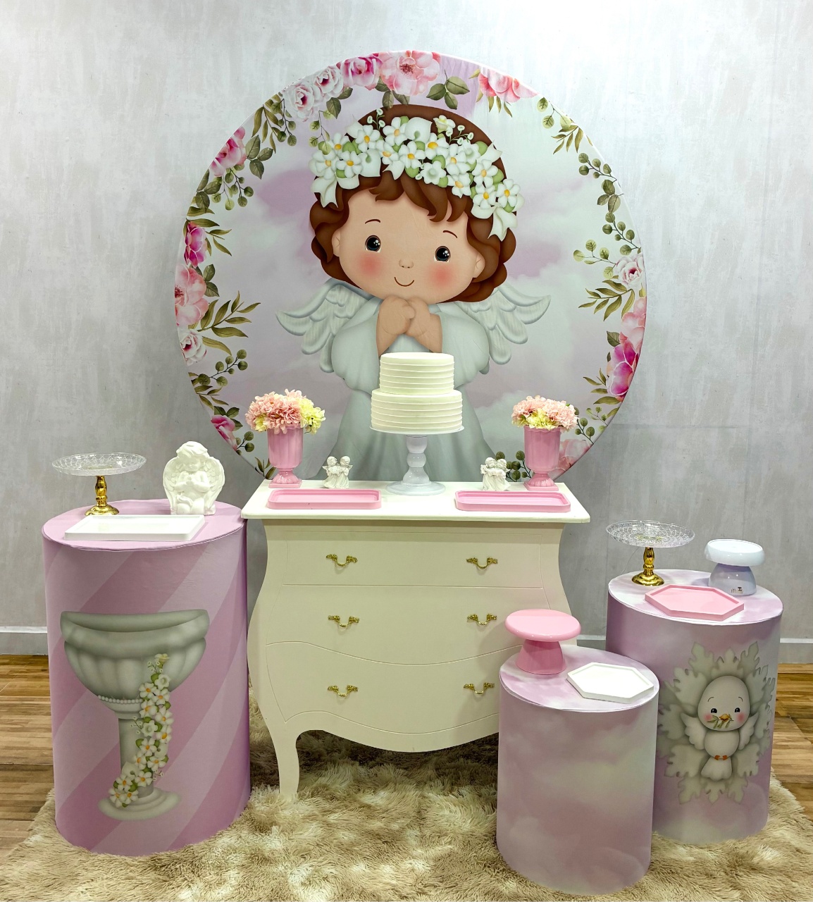 Batizado Menina - Kit 2 - Creare Decorações 