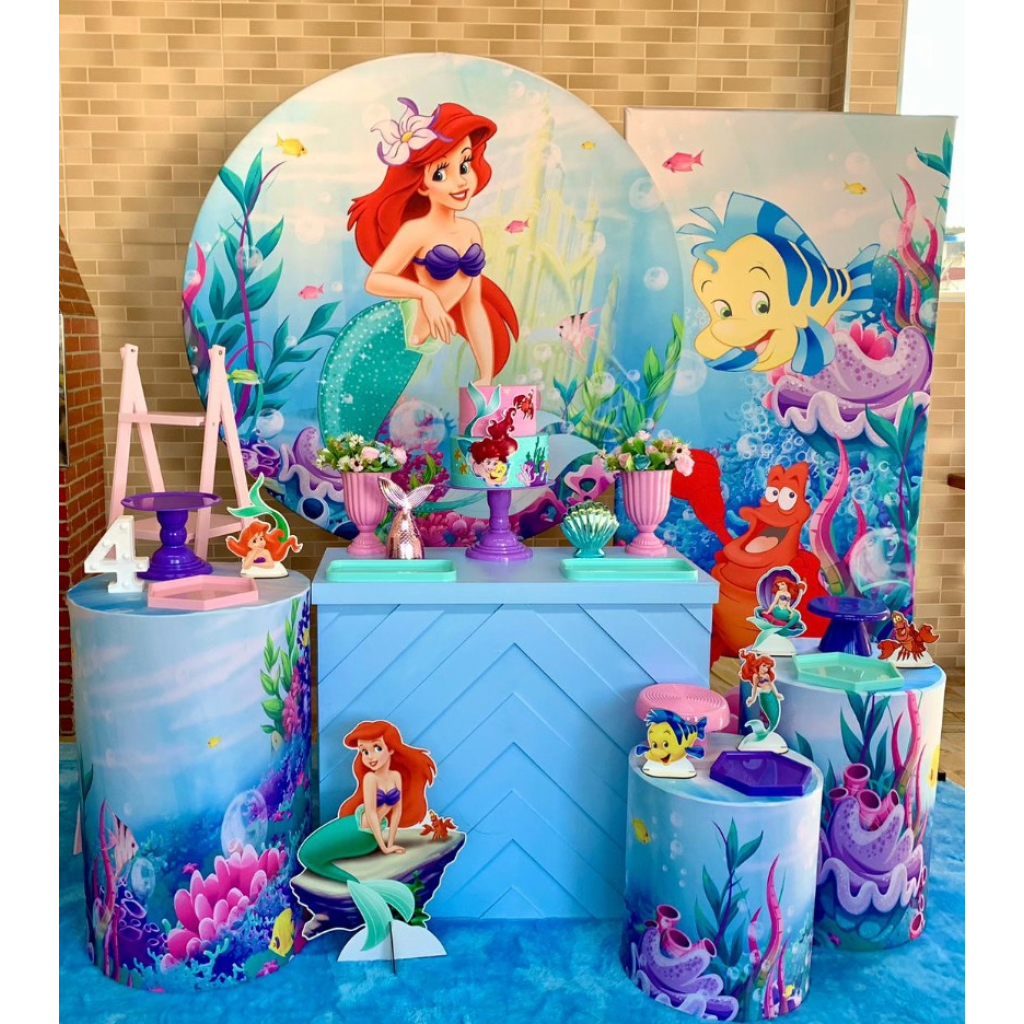 Pequena Sereia Kit 3 - Creare Decorações 