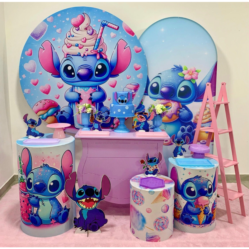 Stitch Doces - Kit 3 - Creare Decorações 