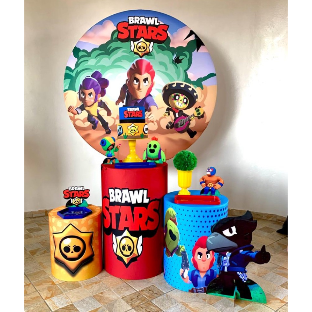 Brawl Stars - Kit 1 - Creare Decorações 