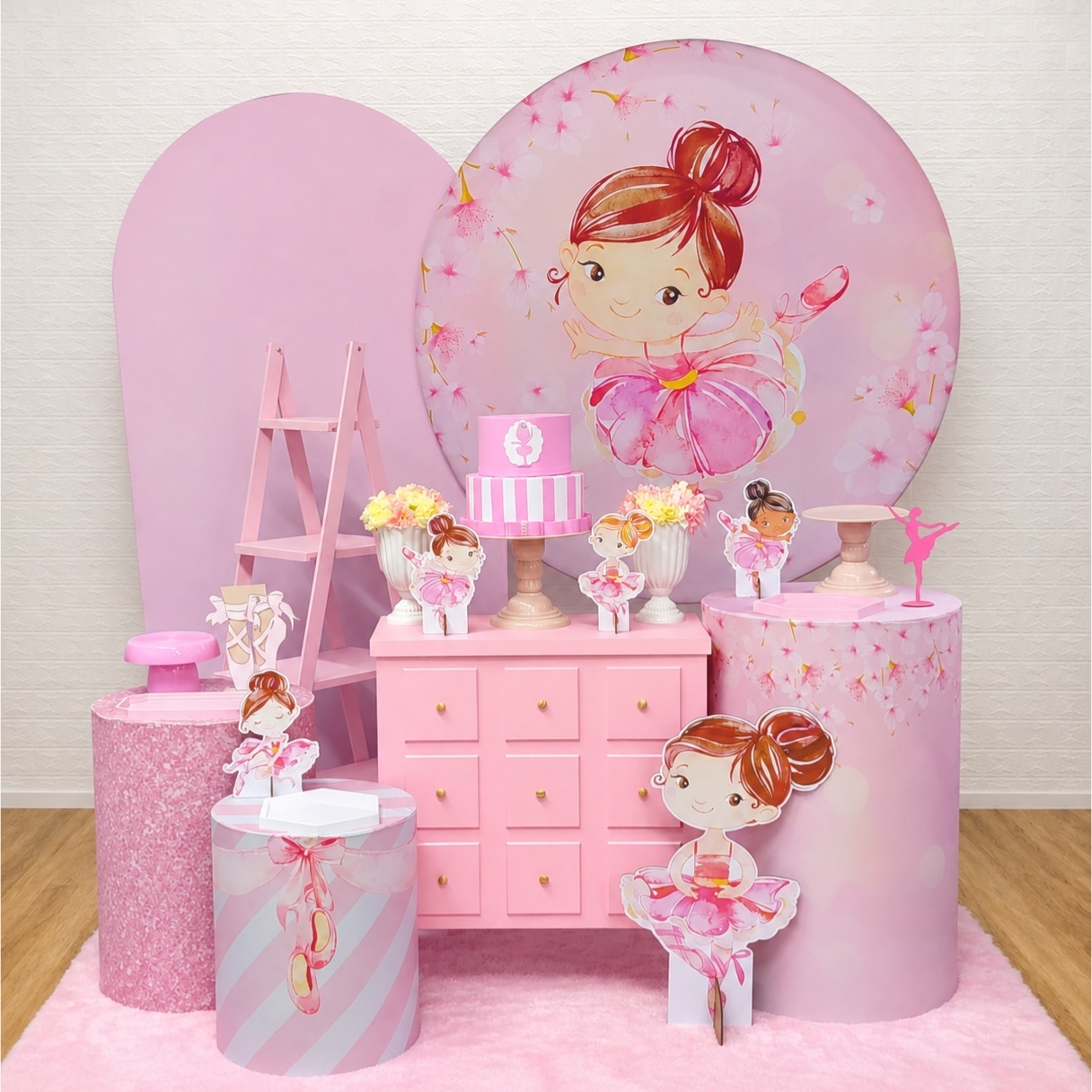 Bailarina - Kit 3 - Creare Decorações 
