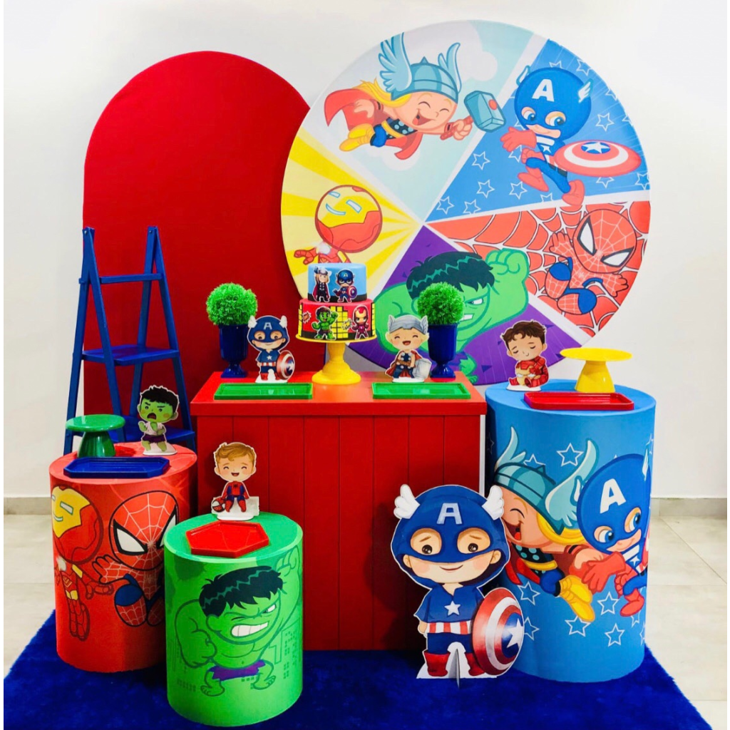 Vingadores Baby Kit 3 - Creare Decorações 