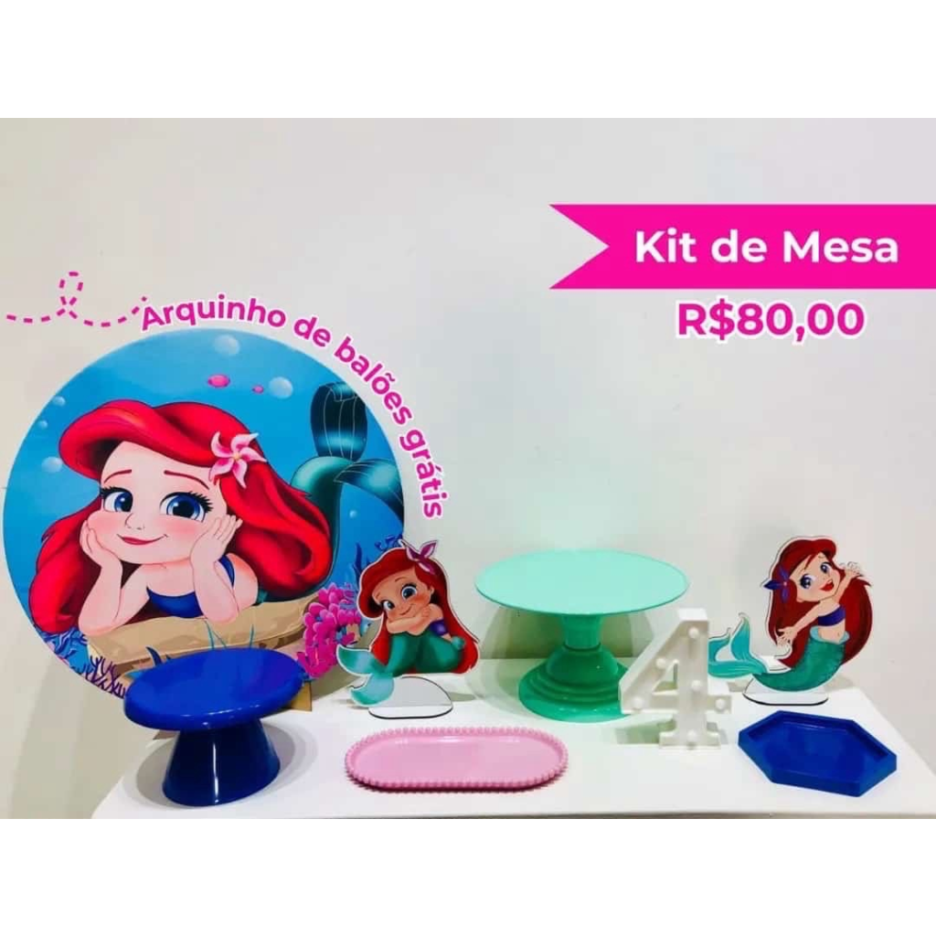 Kit de Mesa Ariel Baby - Creare Decorações 