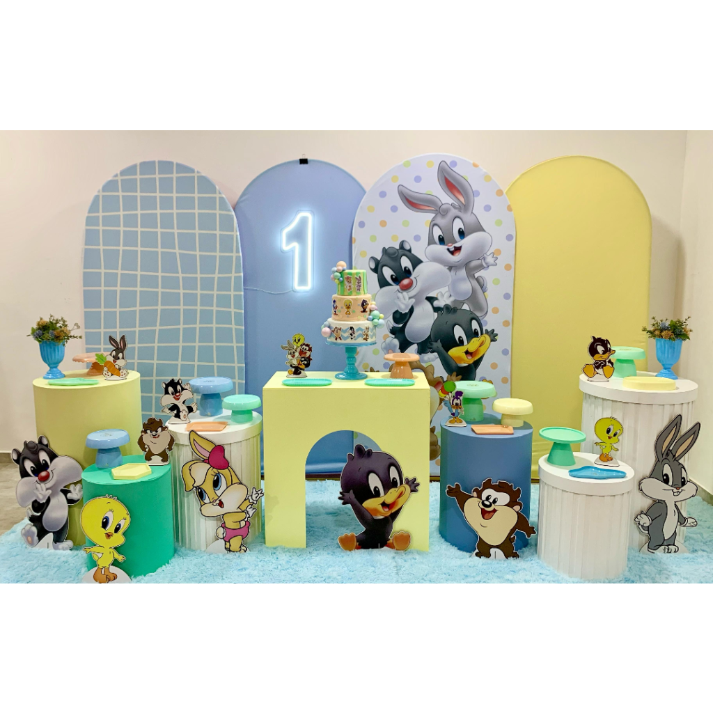 Baby Looney Tunes Menino - Composição 2 - Creare Decorações 