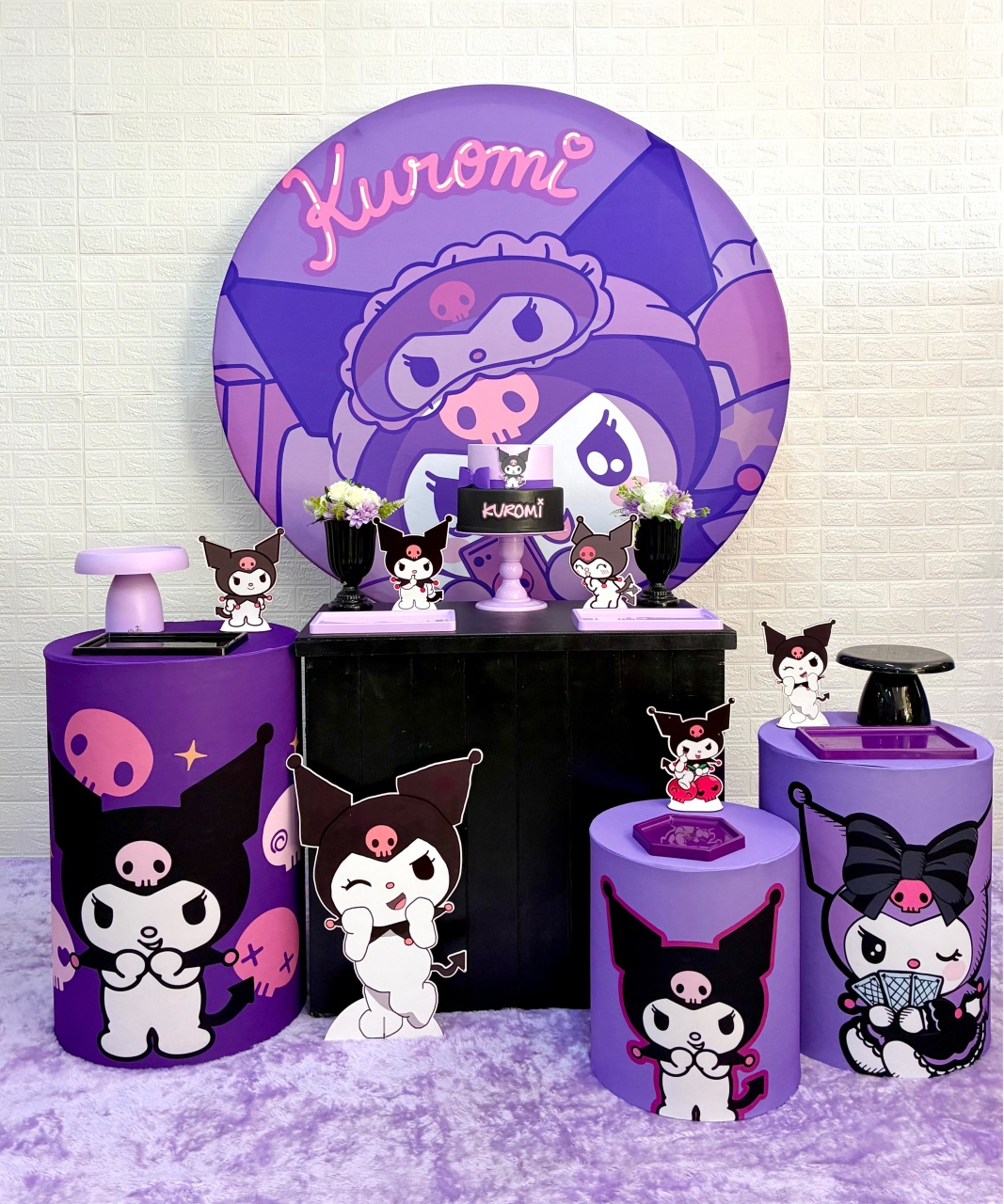 Kuromi - Kit 2 - Creare Decorações 