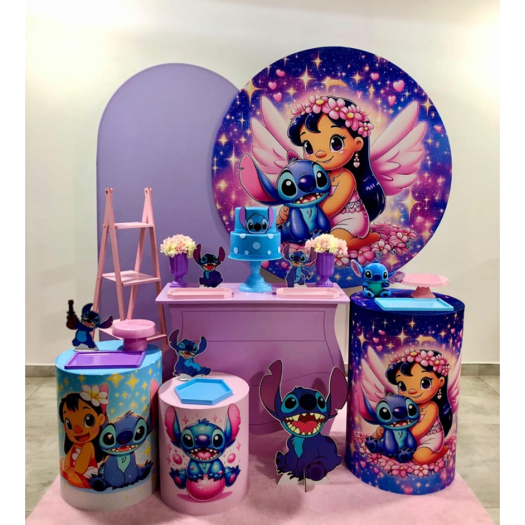 Lilo E Stitch Cute Kit 3 - Creare Decorações 