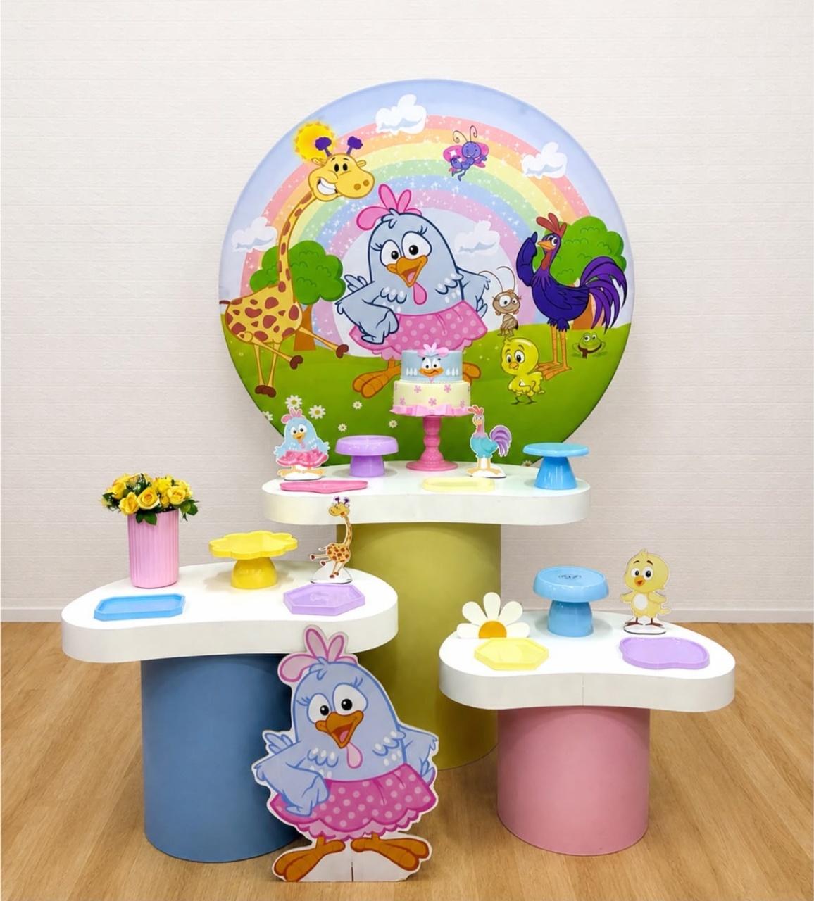 Galinha Pintadinha - Coleção Orgânica P - Creare Decorações 