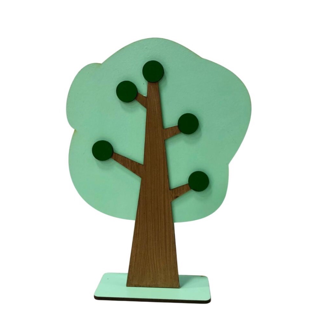 Árvore Clara G Mdf de Mesa - Creare Decorações 