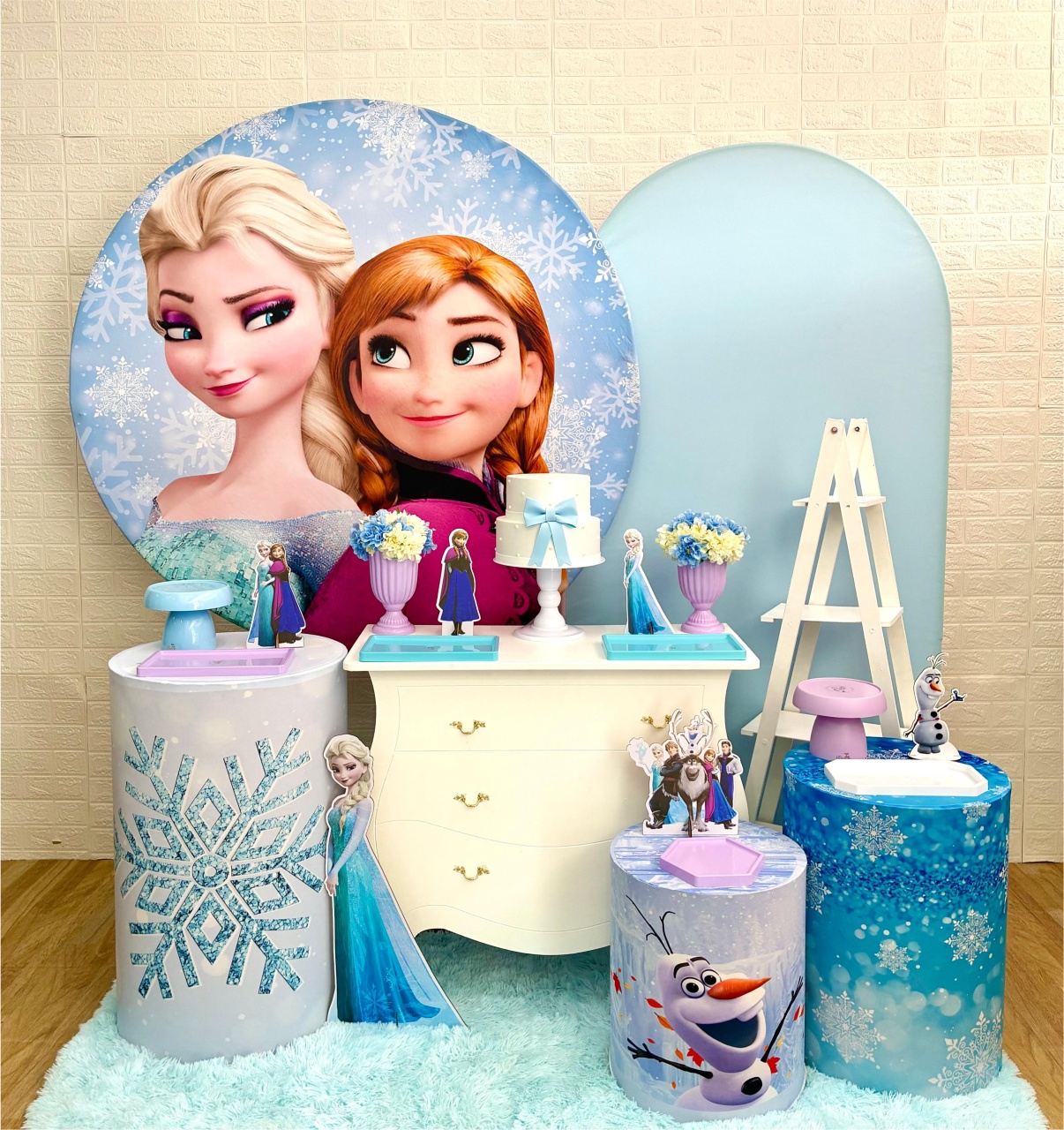 Frozen 1 - Kit 3 - Creare Decorações 