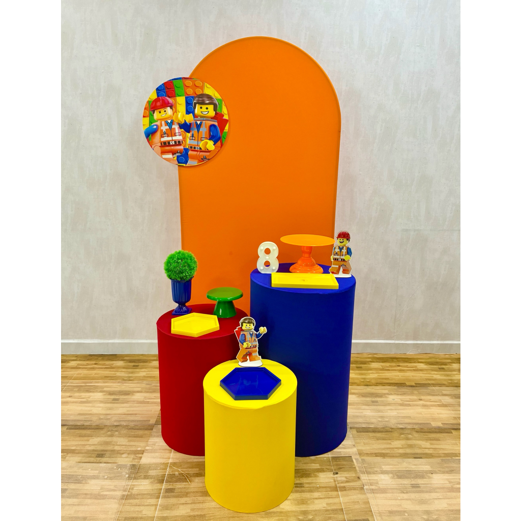 Lego Com Cilindros - Creare Decorações 