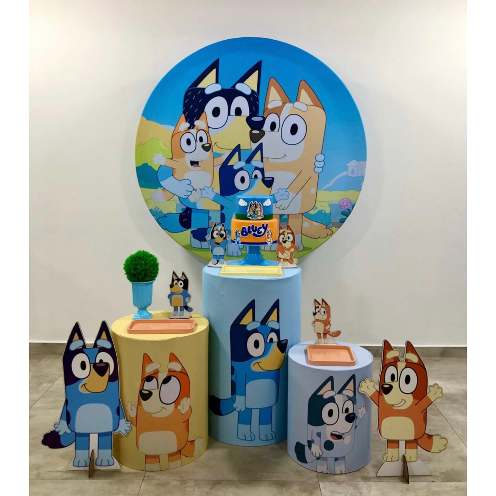 Bluey Menino - Kit 1 - Creare Decorações 