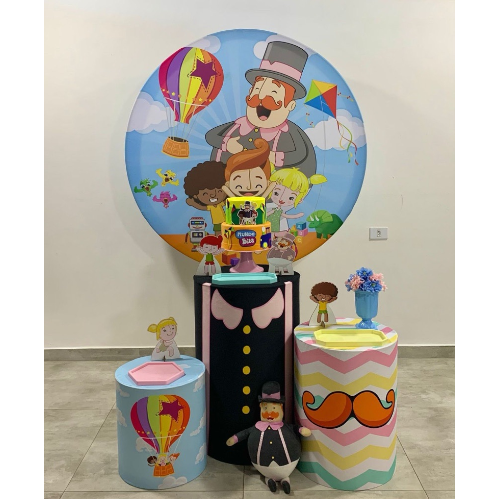 Mundo Bita Menina Kit 1 - Creare Decorações 