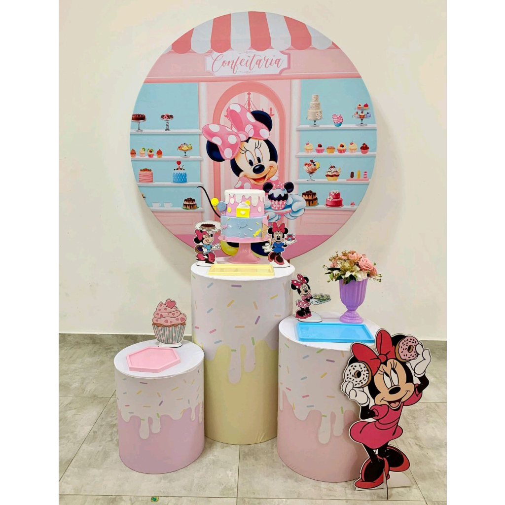Minnie Confeiteira - Kit 1 - Creare Decorações 