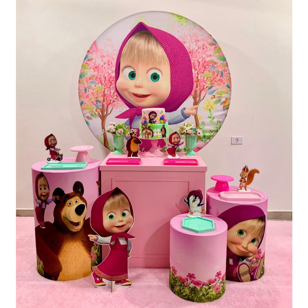 Masha E O Urso - Kit 2 - Creare Decorações 