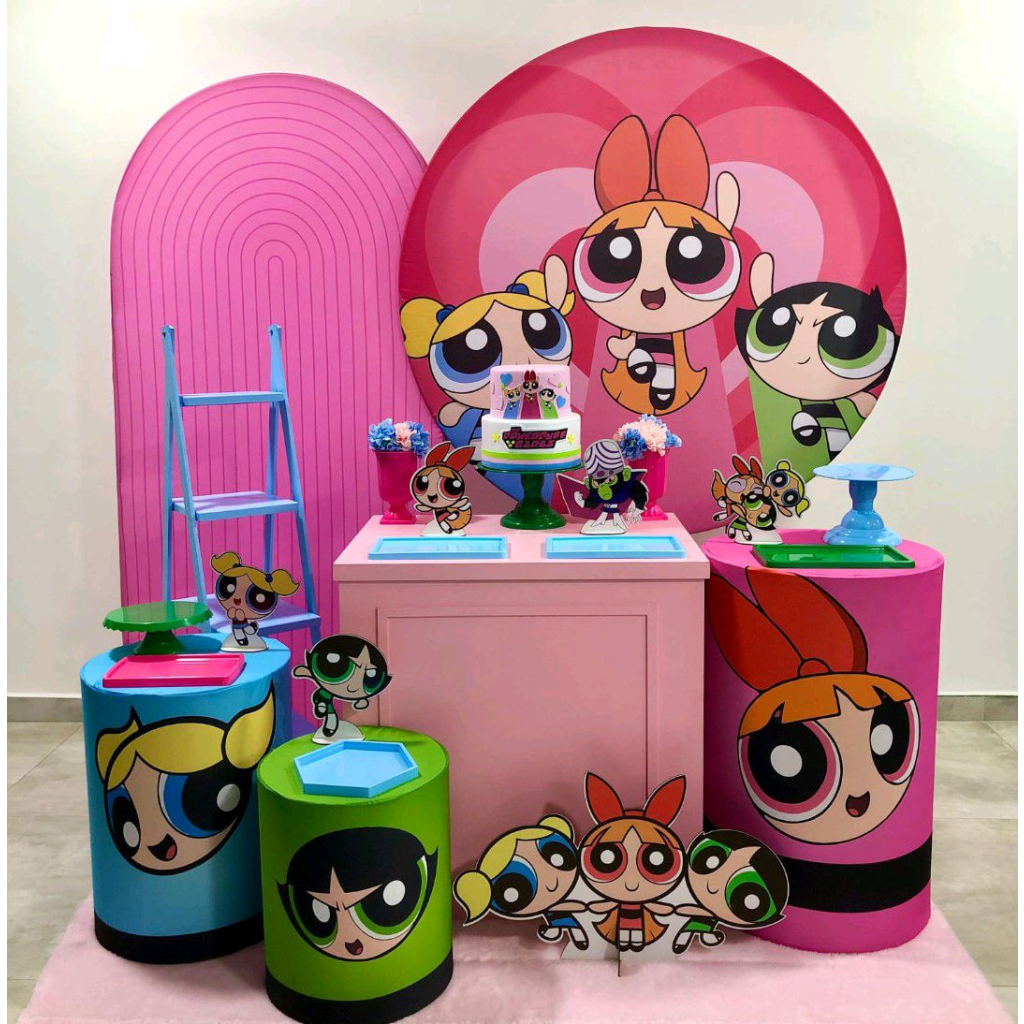 Meninas Super Poderosas - Kit 3 - Creare Decorações 