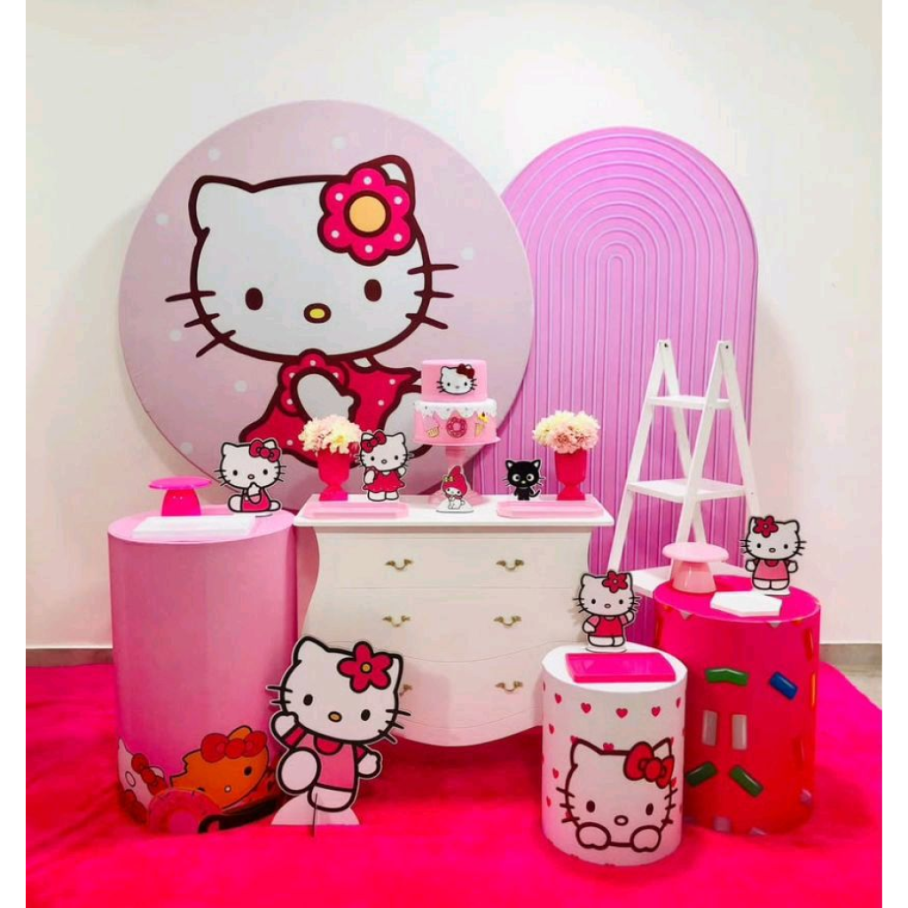 Hello Kitty - Kit 3 - Creare Decorações 