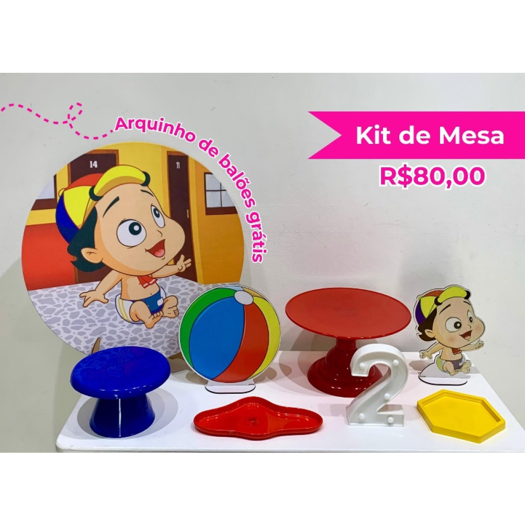 Kit de Mesa Kiko Baby - Creare Decorações 