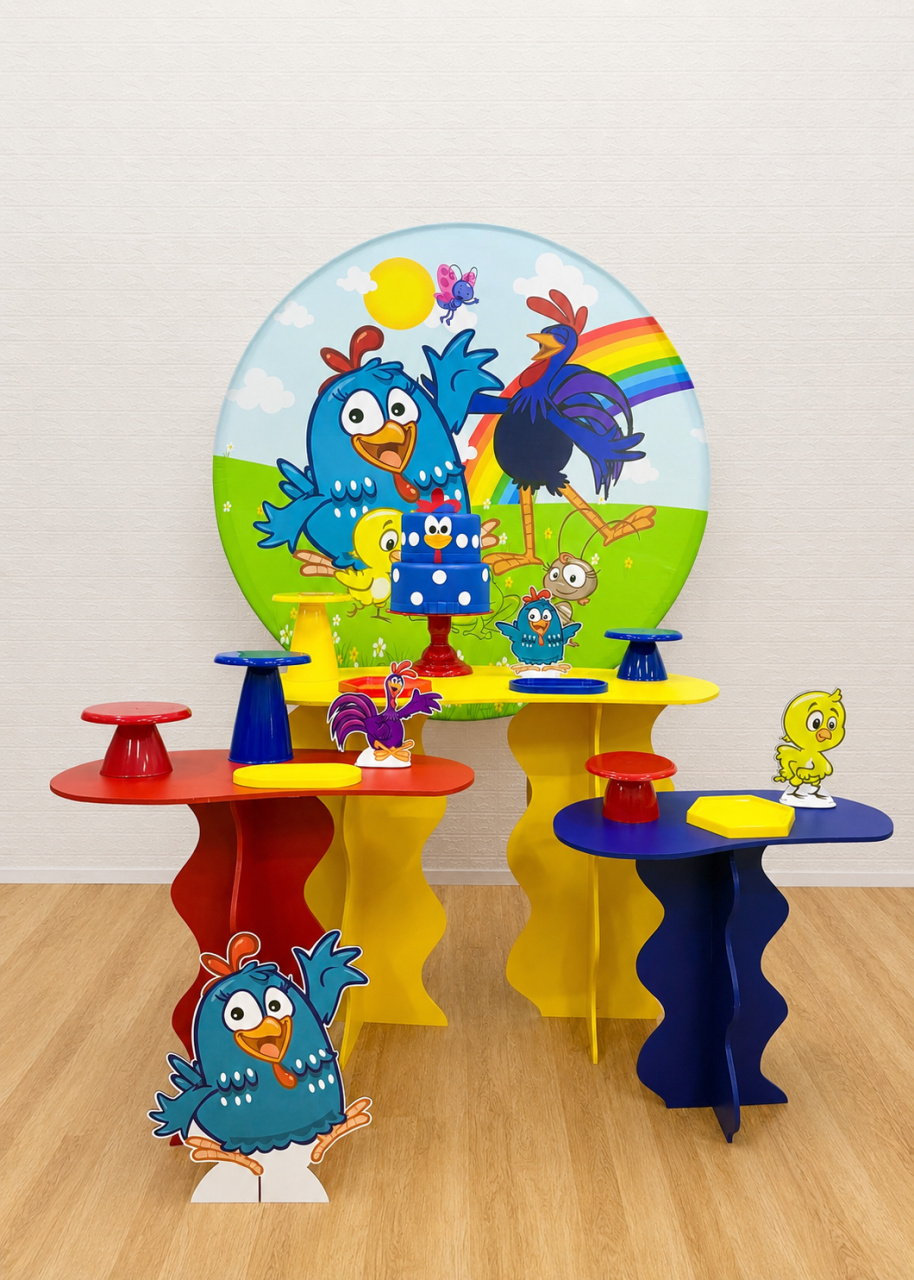 Galinha Pintadinha - Coleção Slim - Creare Decorações 