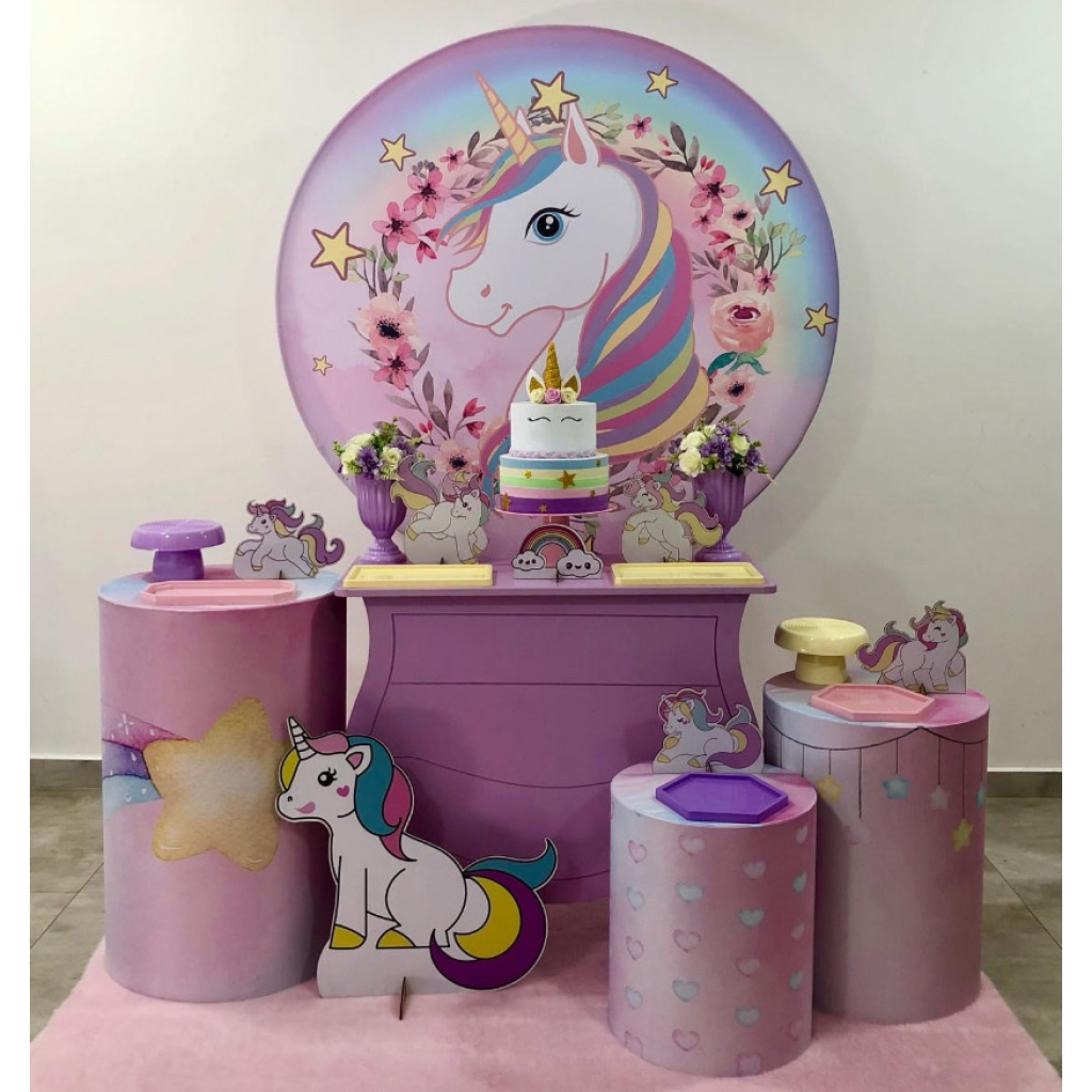 Unicórnio - Kit 2 - Creare Decorações 