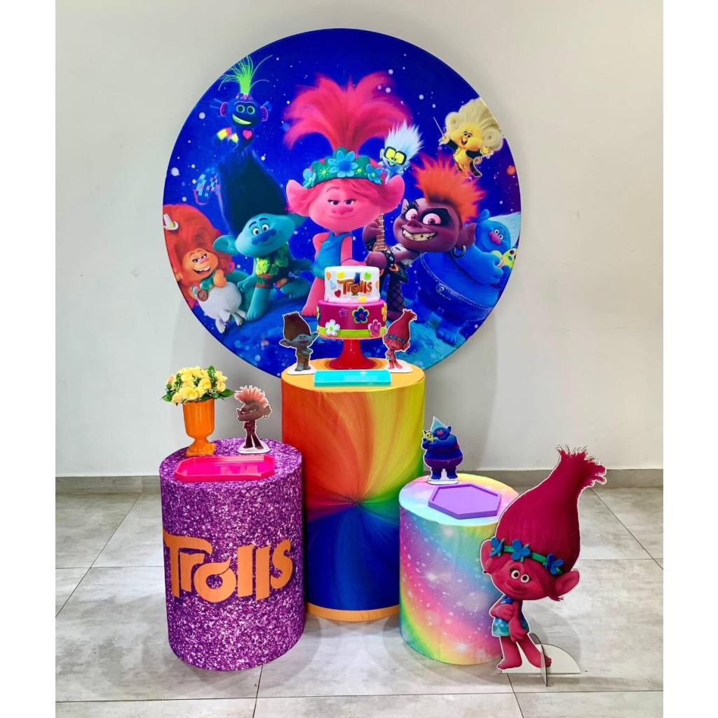 Trolls Kit 1 - Creare Decorações 