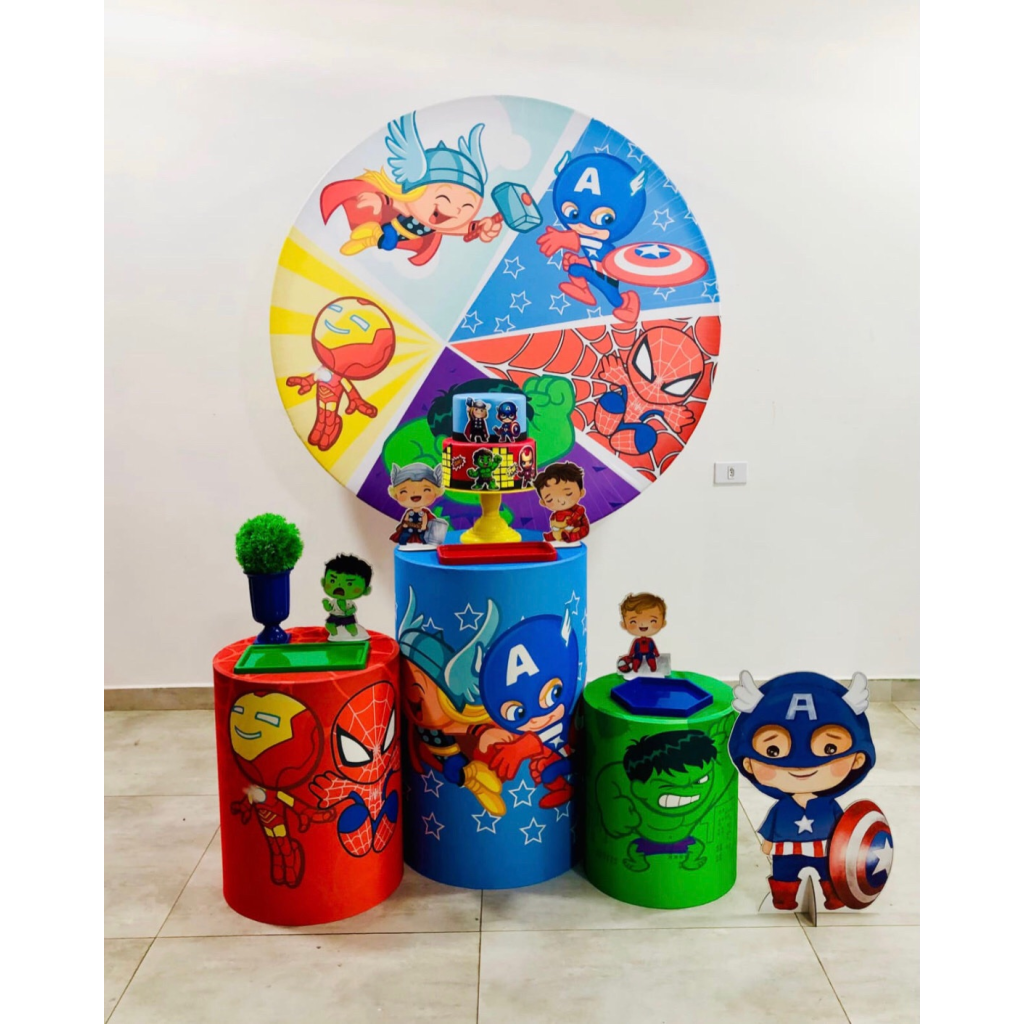Vingadores Baby Kit 1 - Creare Decorações 
