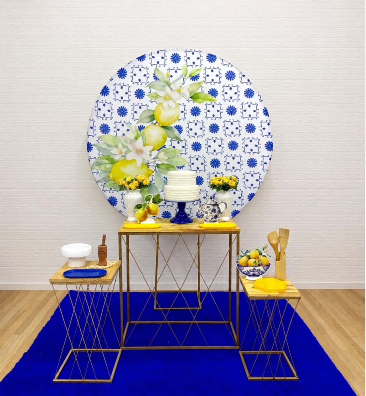 Limão Siciliano Mesas - Kit 2 - Creare Decorações 