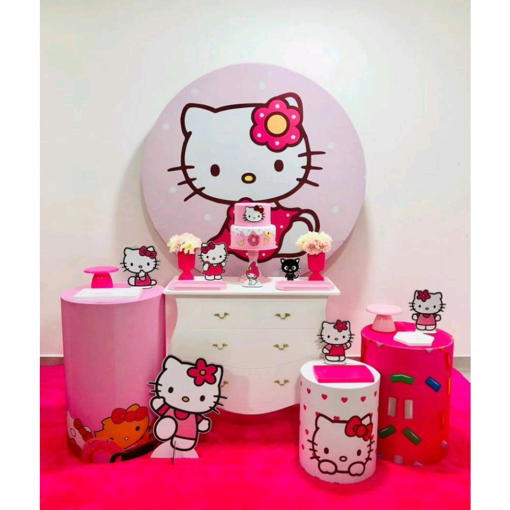 Hello Kitty - Kit 2 - Creare Decorações 