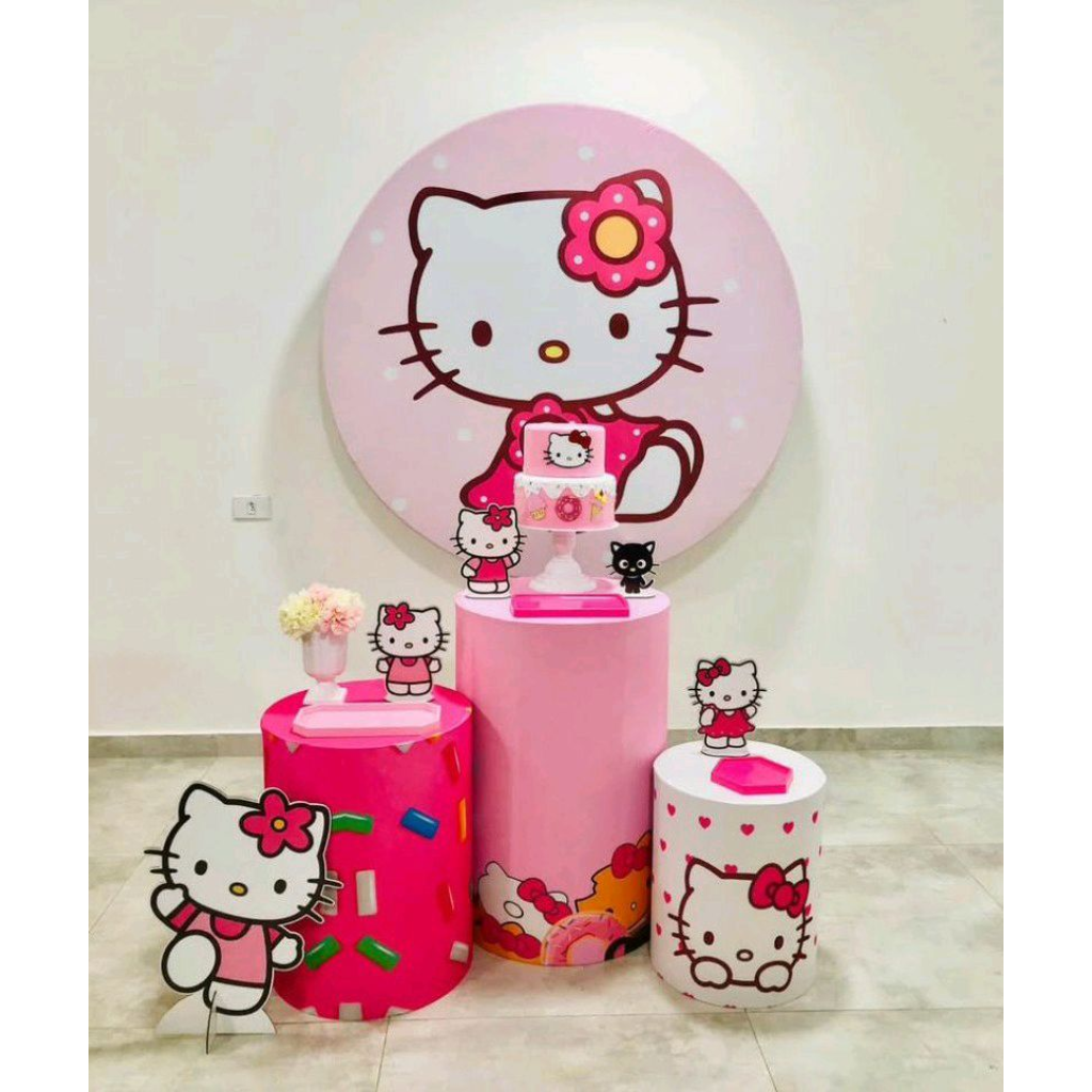 Hello Kitty - Kit 1 - Creare Decorações 