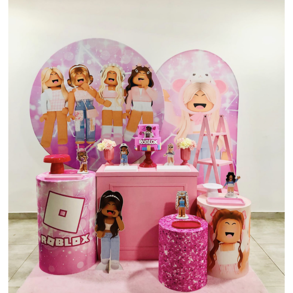 Roblox Menina - Kit 3 - Creare Decorações 