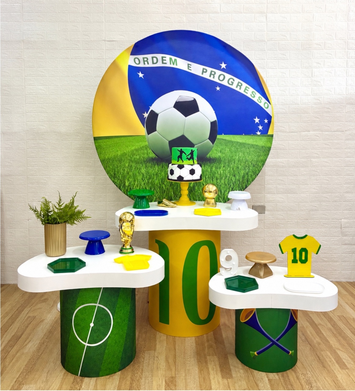 Brasil Bola - Coleção Orgânica P - Creare Decorações 