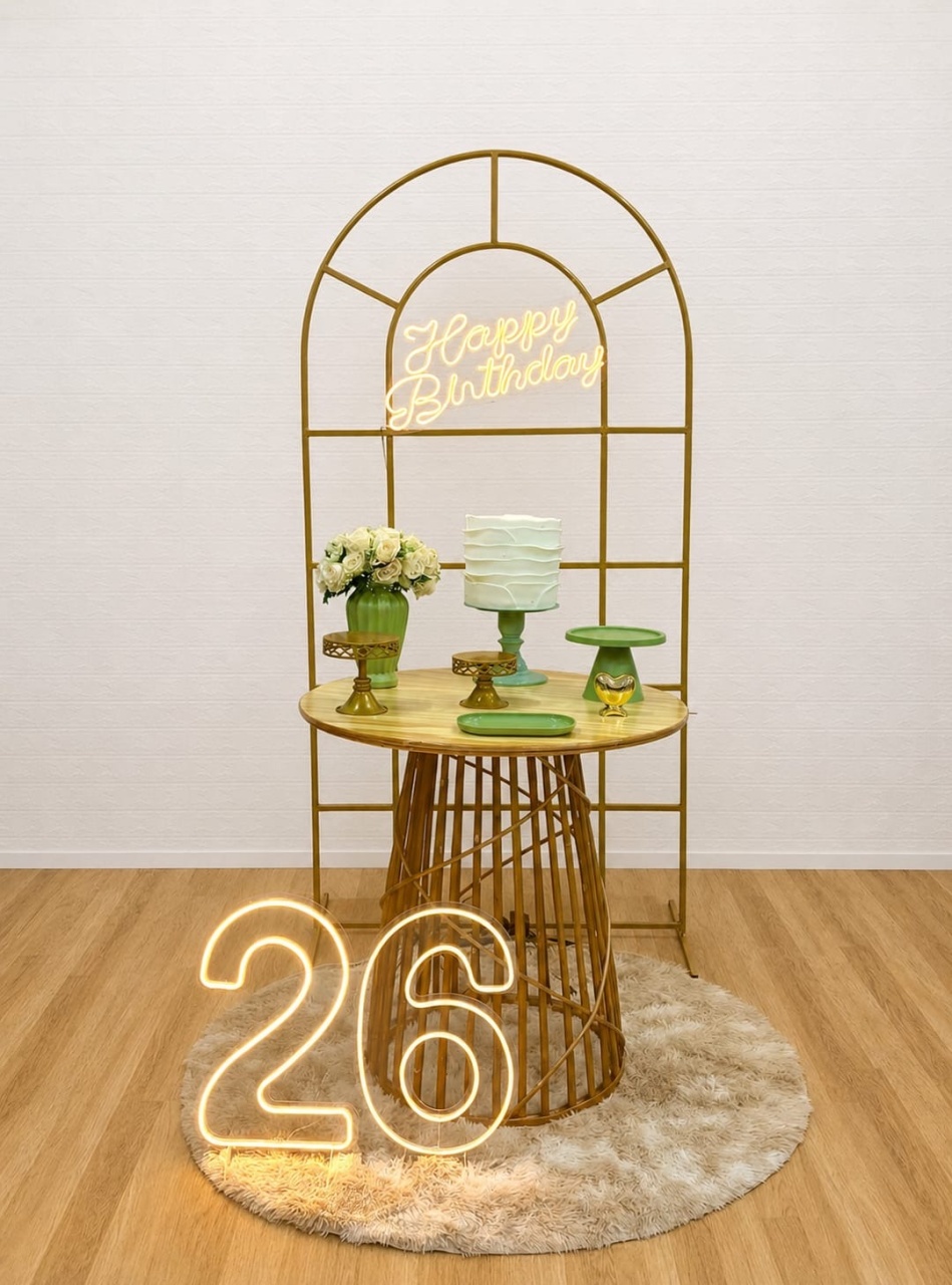 Verde Eucalipto E Dourado - Coleção Vime - Creare Decorações 