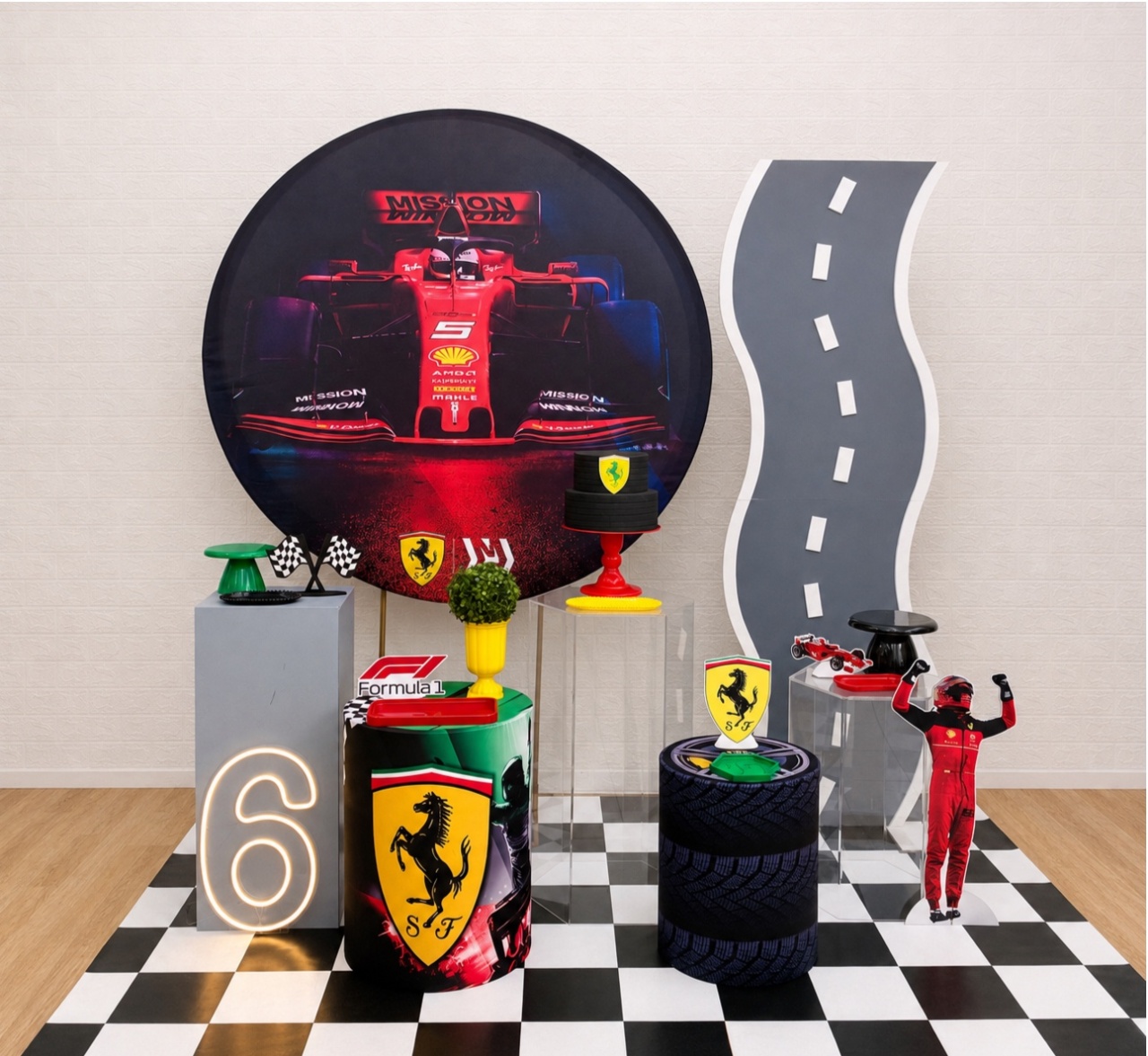 Formula 1 - Composição - Creare Decorações 