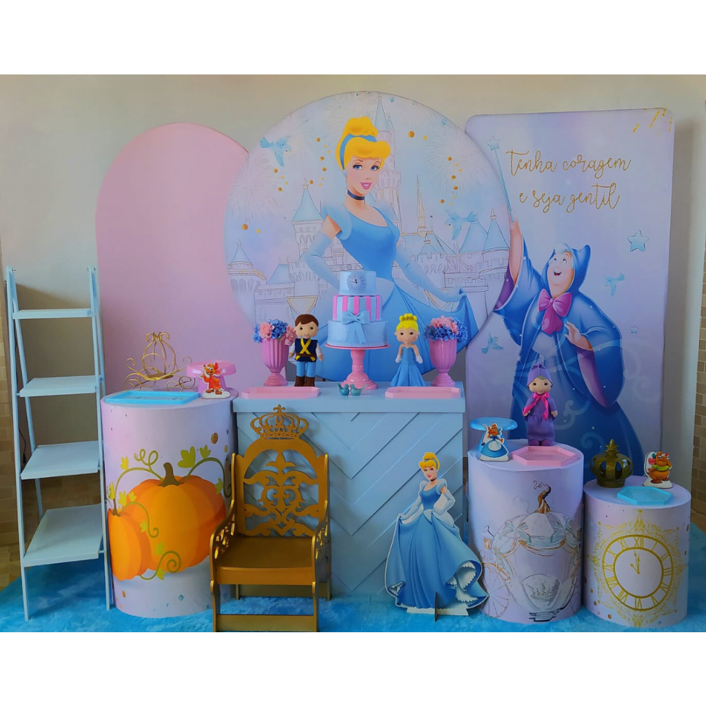 Cinderela - Kit 4 - Creare Decorações 