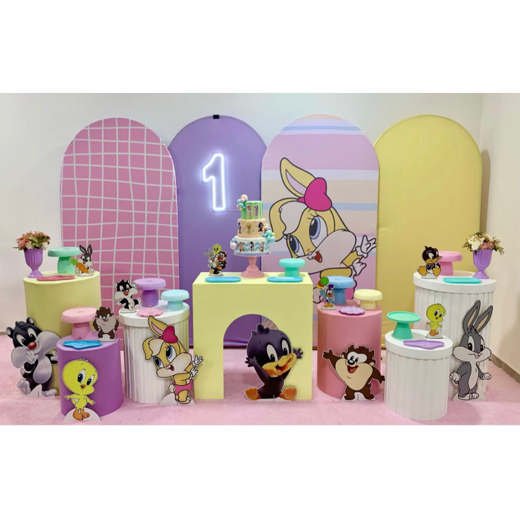 Baby Looney Tunes Menina - Composição 2 - Creare Decorações 
