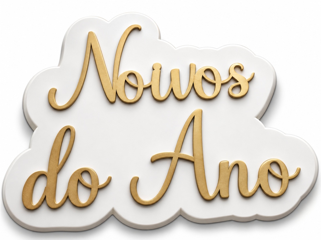 Plaquinha Mdf Noivos Do Ano - Creare Decorações 