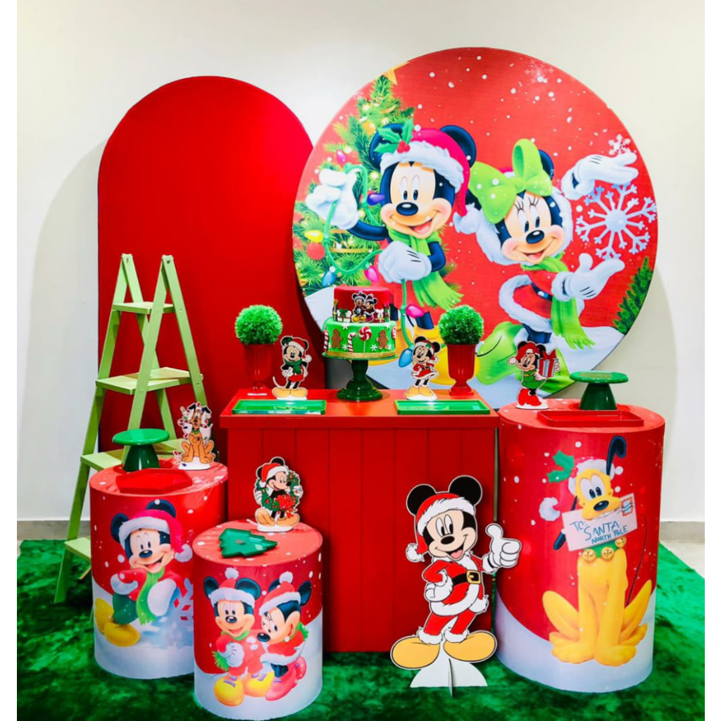 Natal Do Mickey - Kit 3 - Creare Decorações 