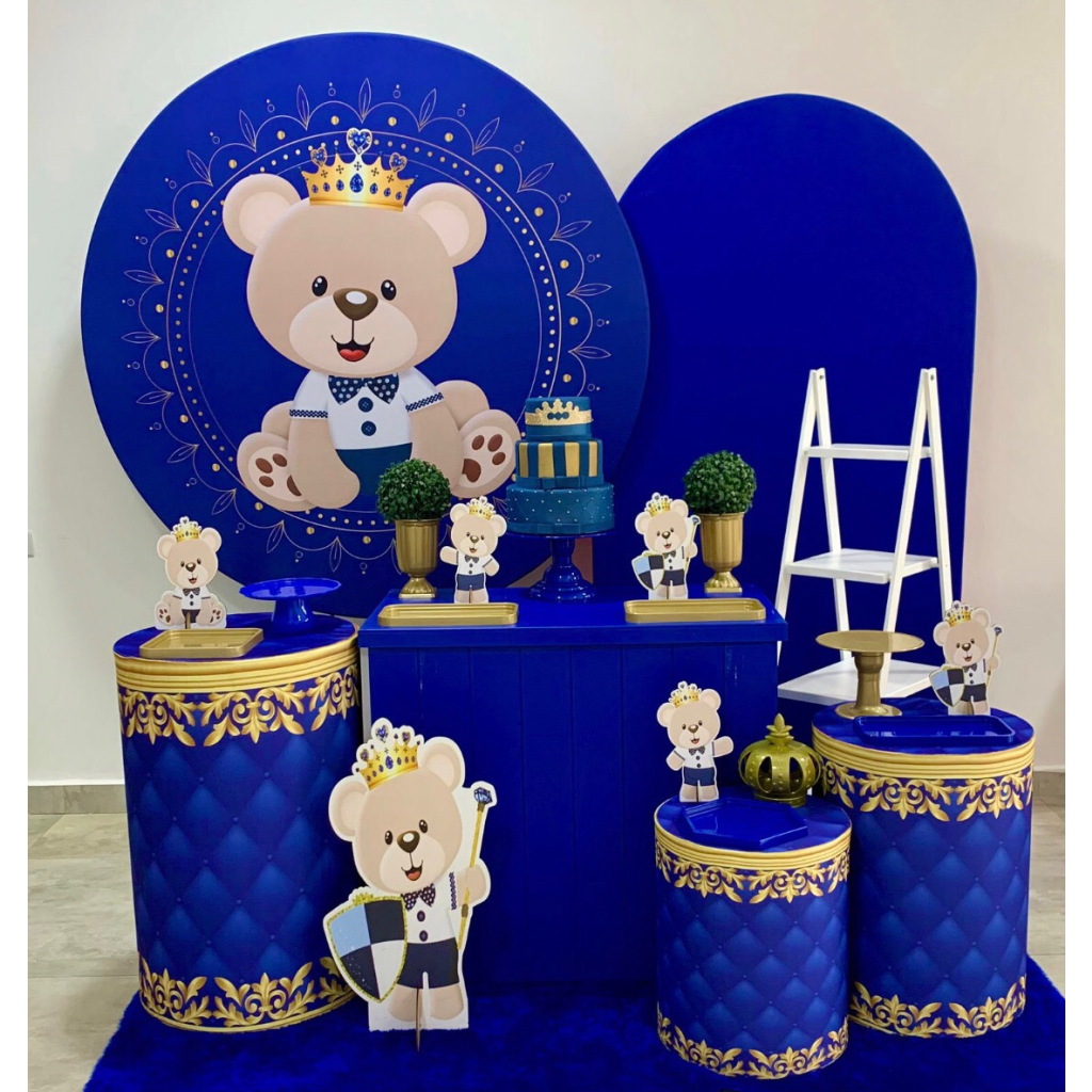 Ursinho Príncipe Kit 3 - Creare Decorações 