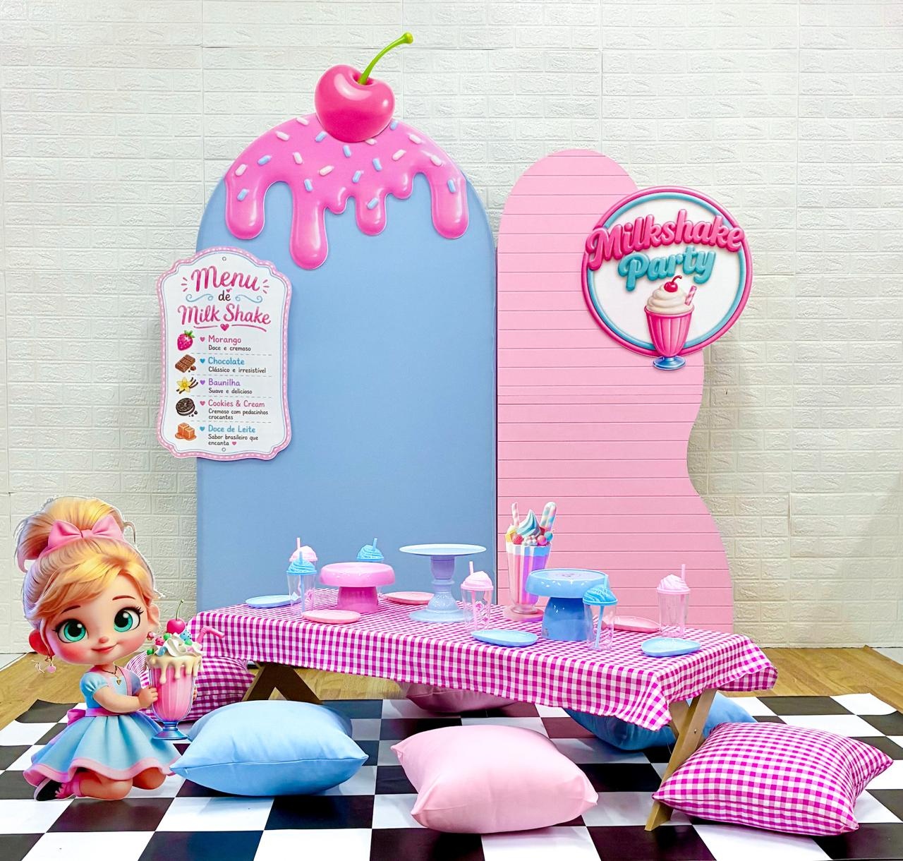 Milk Shake Party 2 - Coleção Picnic - Creare Decorações 