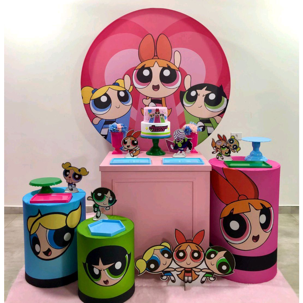 Meninas Super Poderosas - Kit 2 - Creare Decorações 